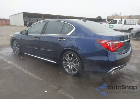 2018 Acura Rlx Sport Hybrid Advance Package z USA, uszkodzony, nr VIN JH4KC2F90JC000595